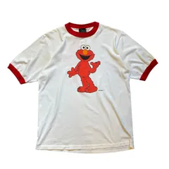 90s sesame street Elmo ringer s/s tee