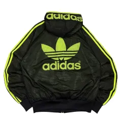 アディダス リバーシブル メッシュ フードジップアップ