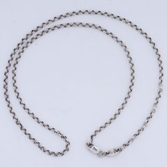べ*る様 【袋付属】Chrome Hearts フレームドハート チャーム ネッ