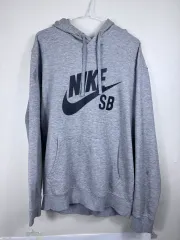 NIKE SB グレー フードTシャツ L