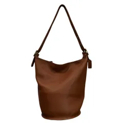 COACH(コーチ) OLD Bucket-style Leather Shoulder Bag バケツ型 レザー ショルダー バッグ 9085 ブラウン