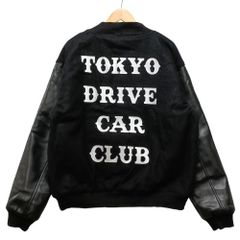 TOKYO DRIVE CAR CLUB VARSITY JACKET スタジャン ブラック サイズXL 正規品 / 54718 TOKYO DRIVE CAR CLUB VARSITY JACKET スタジャン ブラック サイズXL