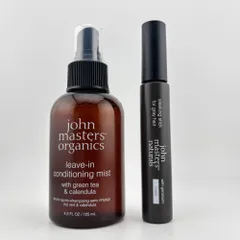 [2点] john masters ジョンマスター スリーキングスティックフォーグレイヘア スタイリングヘアカラー 15g ブラック / オーガニック G&Cリーブインコンディショニングミスト N（洗い流さないヘアトリートメント）のサムネイル