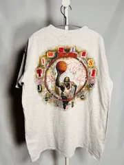 マイケルジョーダン 90s ヴィンテージTシャツ MADE IN USA ランサムノート  ゾディアックモチーフ 星座 アメリカ製 ビンテージ 古着 当時物 NBA　スポーツ バスケットボール