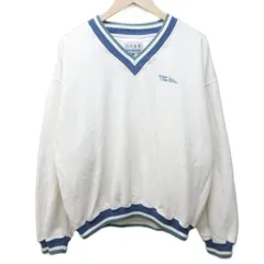 GEAR FOR SPORTS トレーナー スウェットシャツ 刺繍 Vネック L 白 ホワイト 系 1116のサムネイル