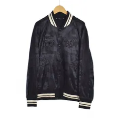 ヴァレンティノ ヴァレンチノ  VALENTINO 蝶刺繍 スカジャン スタジャン ブルゾン 46 紺 ネイビー MV3CI0A234Eのサムネイル