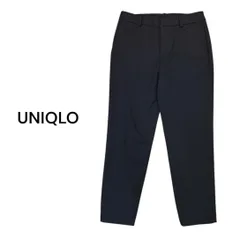 UNIQLO ユニクロ　ドライストレッチ　クロップドパンツ　ブラック　スラックス　レディース