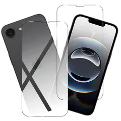 【新品】 対応【2枚セット】 For iPhone 16e 用の ガラスフィルム For iPhone 13 / 13Pro / 14 用 保護フィルム 強化ガラス フィルム 液晶 保護フィルム 硬度9H 耐衝撃 飛散防止 防塵 貼り付け簡単 落下保護 高透過