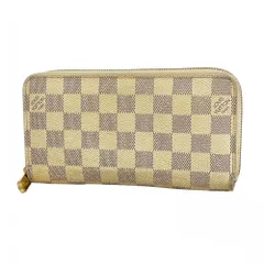 ルイ・ヴィトン(Louis Vuitton) ルイ・ヴィトン 長財布 ダミエ・アズール ジッピーウォレット N60019 ホワイトレディース