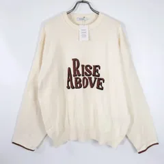 NIKO AND... ニコアンド 刺繍ロゴニットプルオーバー Lサイズ オフホワイト