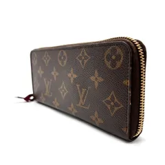 【良品】Louis Vuitton ルイヴィトン 長財布 ロングウォレット ラウンドファスナー ポルトフォイユ クレマンス フューシャ モノグラム 総柄 pvc ユニセックス 男女兼用 メンズ レディースのサムネイル