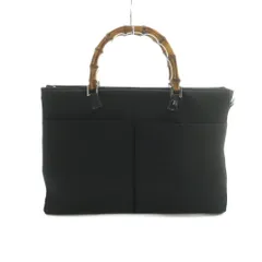 グッチ GUCCI バンブーハンドル ハンドバッグ 黒 001・1875 /MI ■OS ■OH