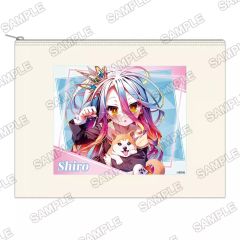 [중고] 가방 화이트(노게임·노라이프) 멀티 파우치 [라이트 노벨전 2025 -KADOKAWA Light Novel Exhibition 2025-]