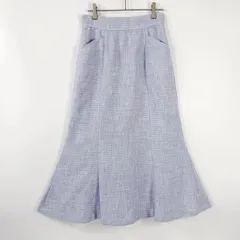 NATURAL BEAUTY BASIC スプリングカラーツイードマーメイドスカート ナチュラルビューティベーシック