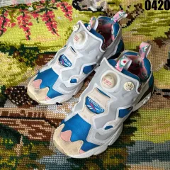 リーボック フューリー インスタポンプ ブルー/白 スニーカー 230