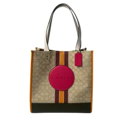美品 コーチ COACH デンプシー トートバッグ シグネチャー 1917 肩がけ レディース