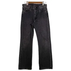 Levi's リーバイス 567 STAY LOOSE FLARE デニムパンツ ブラック A4718-0002 Size W28 L30