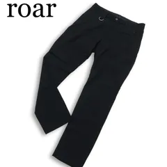 roar ロアー 通年★ スリム スラックス パンツ 日本製 Sz.1 メンズ 黒のサムネイル