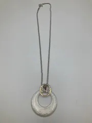 ネックレス シルバー サークルモチーフ その他金属 プラスチック・アクリル パール