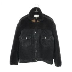 sacai Faux Shearling アウター　2 ブルゾン　コート Sacai サカイ Faux Shearling Denim Blouson ボア 切替 ブルゾン