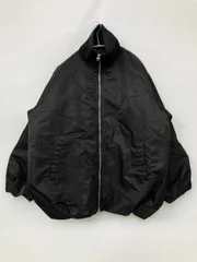 apres jour mignon アプレジュールミニョン ブルゾン F ブラック ナイロン 無地 ミドル丈 フードなし ジップアップのサムネイル