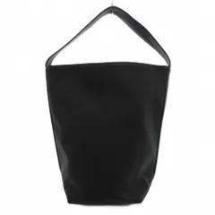 クラネ CLANE 美品 FAKE LEATHER LARGE TOTE BAG トートバッグ バスケット型 黒 ブラック /YJのサムネイル
