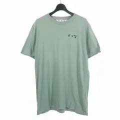 オフホワイト OFF WHITE 21SS クルーネック コットン ロゴ 刺繍 半袖 Ｔシャツ L ミントグリーン OAMAA027R21JER001のサムネイル