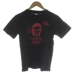 オゾンコミュニティ OZONE COMMUNITY Tシャツ カットソー F 黒 ブラック ピンク プリント ラウンドネック 半袖 /GGのサムネイル