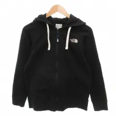 ザノースフェイス THE NORTH FACE 美品 NTW12340 リアビューフルジップフーディ Rearview Full Zip Hoodie パーカー ロゴ刺繍 L 黒 ブラック /YJ