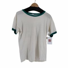 チャンピオン リンガーTシャツ フェルトロゴ 刺繍ロゴ ナイスカラー 