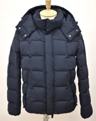 ナノ・ユニバース × 東京西川 nano universe × Tokyo Nishikawa ダウンジャケット S 長袖 ネイビー ハンガリーダウン 2412WS151