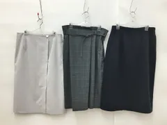 グリーンレーベルリラクシング green label relaxing スカート 38 M ネイビー系他 UNITED ARROWS WORK TRIP OUTFITS 3点セット 2506WT040