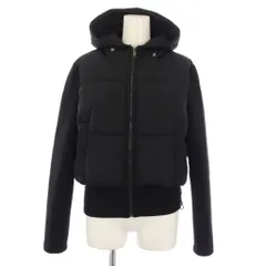 ザラ ZARA ジャケット 上着 S 黒 ブラック フード 長袖 無地 /LP