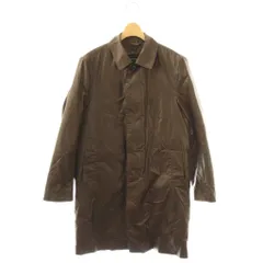 トラディショナルウェザーウェア Traditional Weatherwear ステンカラーコート ナイロンコート ライナー付き 38 ブラウン 082HF-7836A /DF ■GY03のサムネイル
