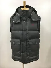 ブラックレーベル クレストブリッジ BLACK LABEL CRESTBRIDGE ダウンベスト L ブラック フード取り外し可 → 2512WT038