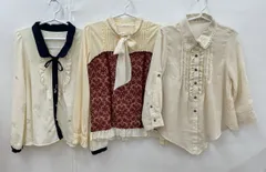 アクシーズファム axes femme シャツ M 3点セット まとめ売り 長袖ブラウス 長袖カットソー 2602WS012
