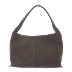 ヒロフ フォルトゥーナ レザーショルダーバッグ ハンドバッグ レザー 茶色のサムネイル