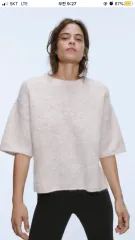 ZARA ザラ モヘア アンゴラ 半袖 セーター m