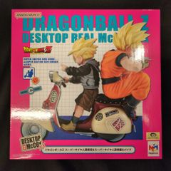 메가 하우스 / 반다이 남코 DESKTOP REAL McCOY EX 드래곤 볼 Z 슈퍼 사이어인 손오공 & 슈퍼 사이어인 손오반 & 오토바이