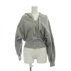 アディダス バイ ステラマッカートニー adidas by Stella McCartney ジャケット 上着 M グレー ジップアップパーカー 長袖 ショート丈  /JPのサムネイル