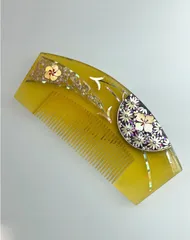 高級和装小物 櫛 簪 鼈甲風 螺钿 蒔絵 桜・菊 慶事 着物