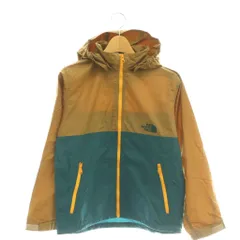 ザノースフェイス THE NORTH FACE キッズ Compact Jacket ジャケット ナイロン ジップアップ 150 ベージュ 青緑 NPJ72310 /CX ■OS ■SH
