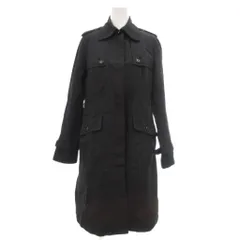 エル ELLE 美品 トレンチコート ライナー付き 比翼 38 黒 ブラック /YJ ■GY59のサムネイル