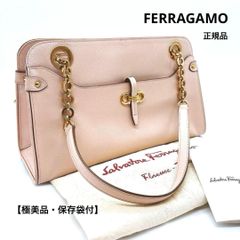 レア【美品】フェラガモ 2way サッチェル ショルダーバッグ ガンチーニ 