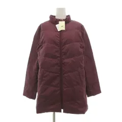 クロコダイル CROCODILE タグ付き ダウンジャケット 上着 M エンジ 無地 スタンドカラー /SX ■ECG003