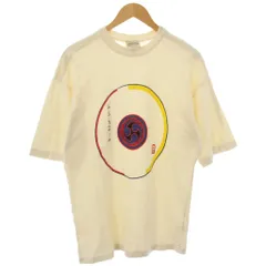 ヴェルサーチジーンズ VERSACE JEANS COUTURE Tシャツ カットソー 半袖 プリント M アイボリー /TKのサムネイル