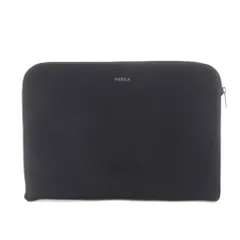 フルラ FURLA クラッチバッグ セカンドバッグ レザー 紺 ネイビー /AN3のサムネイル