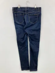 BURBERRY バーバリー デニムパンツ 44 ネイビー フルレングス 無地 スキニー・タイト ストレート レギュラー リジッド・ワンウォッシュ