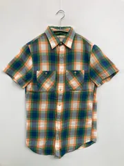 DENIM & SUPPLY RALPH LAUREN デニムアンドサプライラルフローレン シャツ/ブラウス XS ネイビー コットン チェック柄 ミドル丈 半袖 レギュラーカラー