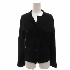 ボールジー BALLSEY トゥモローランド 美品 ジャケット ウール 38 黒 ブラック 長袖 フラップポケット Vネック 11-02-55-02620 /HW ■GY58のサムネイル